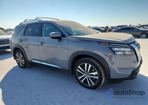 2025 Nissan Pathfinder Platinum from USA, damaged, VIN 5N1DR3DK7SC256766